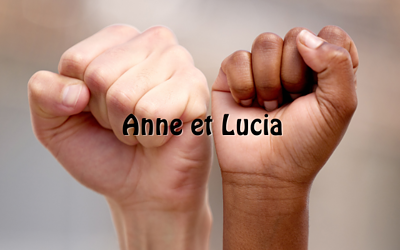 Anne et Lucia – Action Propreté – Square des Archiducs !